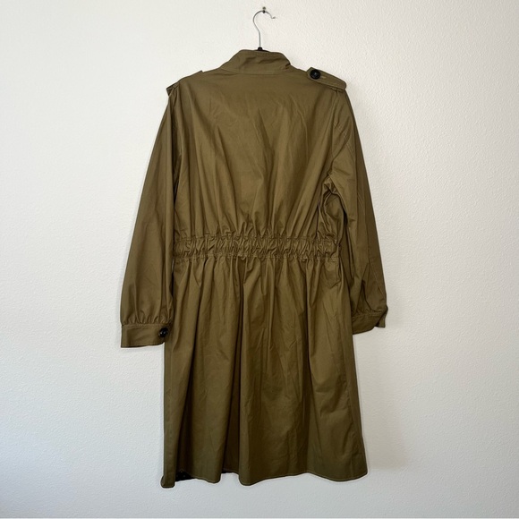 NWT belle & bloom Carlisle Button Front Trench Coat Large - Picture 8 of 11